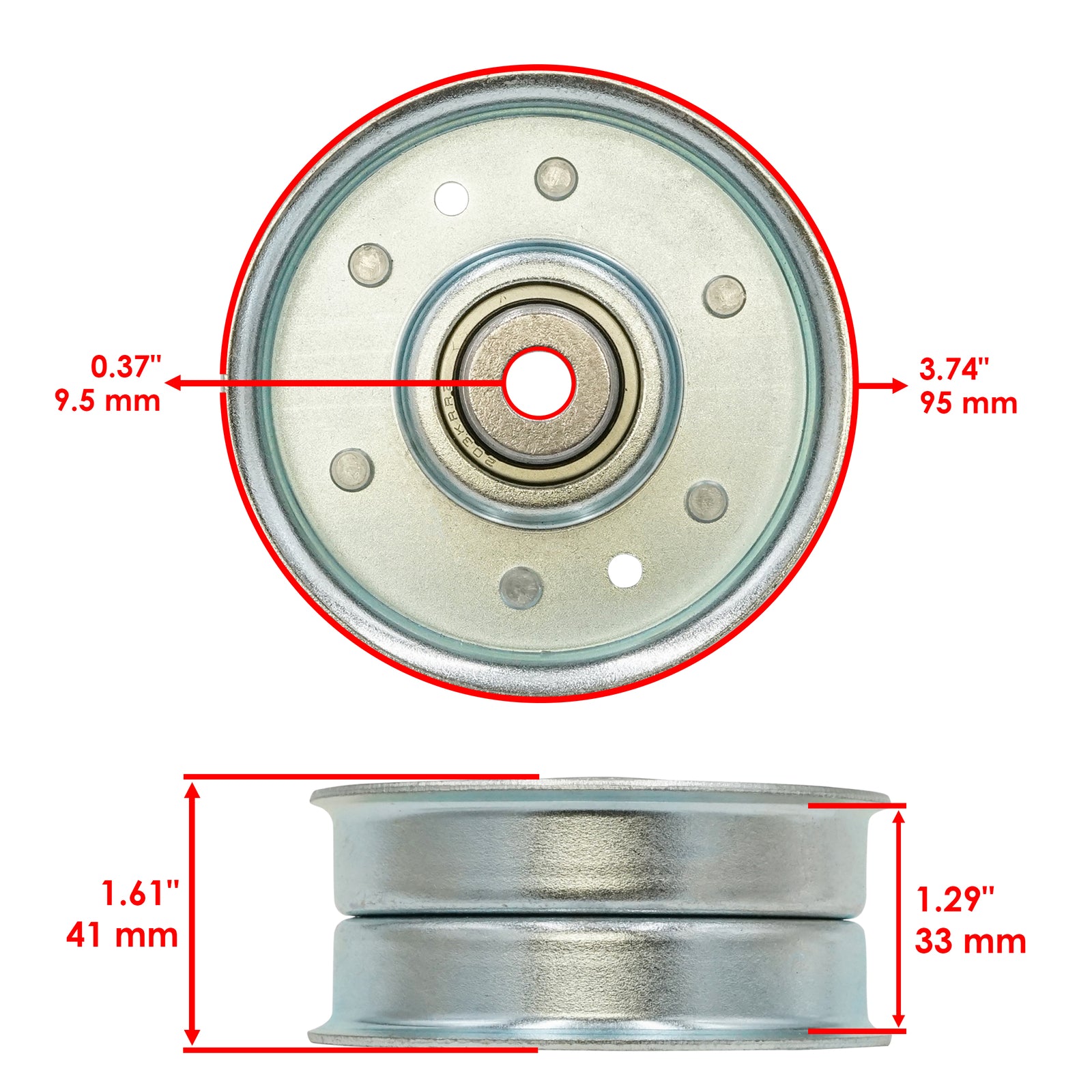 Deck Pulley Replacement for Scag Freedom Z Liberty Z Patriot (2010–2012)