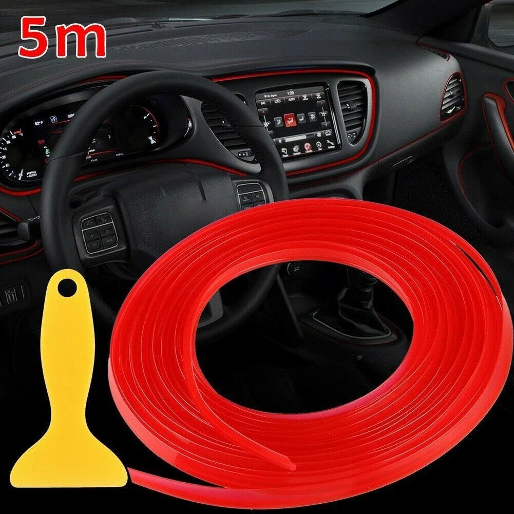 Door Panel Trim Moulding for - Red Edge Gap 1pc