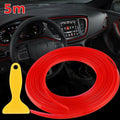 Door Panel Trim Moulding for - Red Edge Gap 1pc