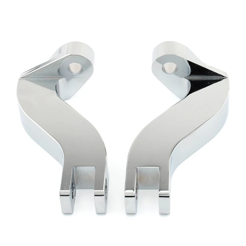 Passenger Rear Foot Peg Mount Bracket for Harley Davidson Touring (1993–2023) Chrome