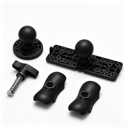 360° Rotation Quick Release Adjustable Fish Finder Mount for Garmin Kayak