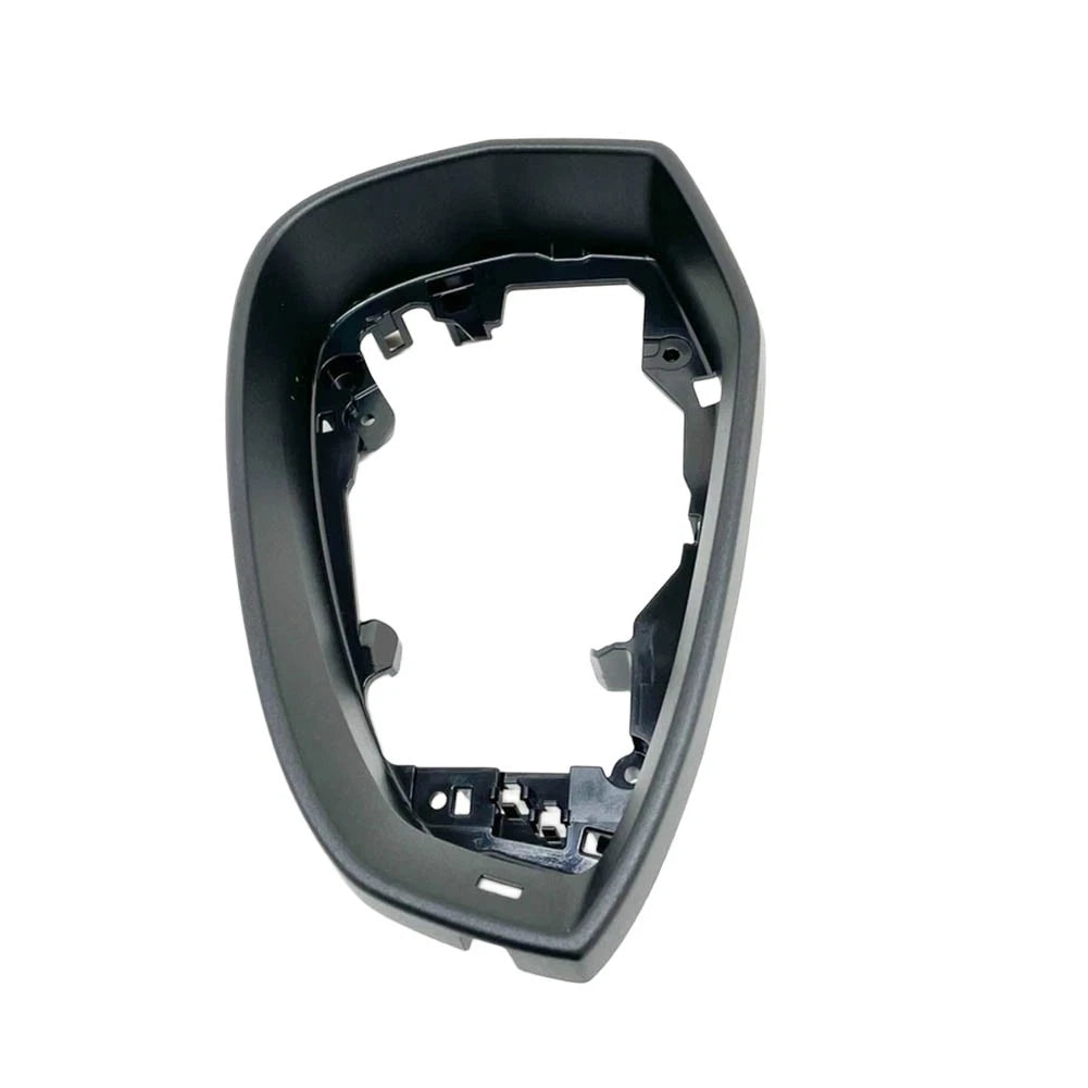 Left Rearview Mirror Cover Frame for Audi A4 B9 A5 (2017–2021) - Black ABS