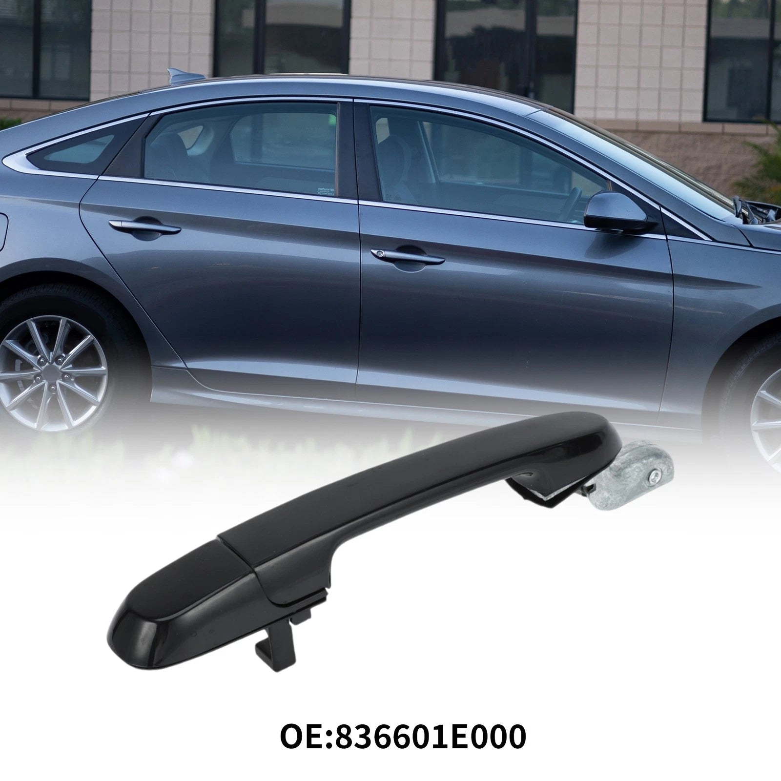 Exterior Door Handle Rear Right Replacement for Hyundai Accent GLS (2006-2011)