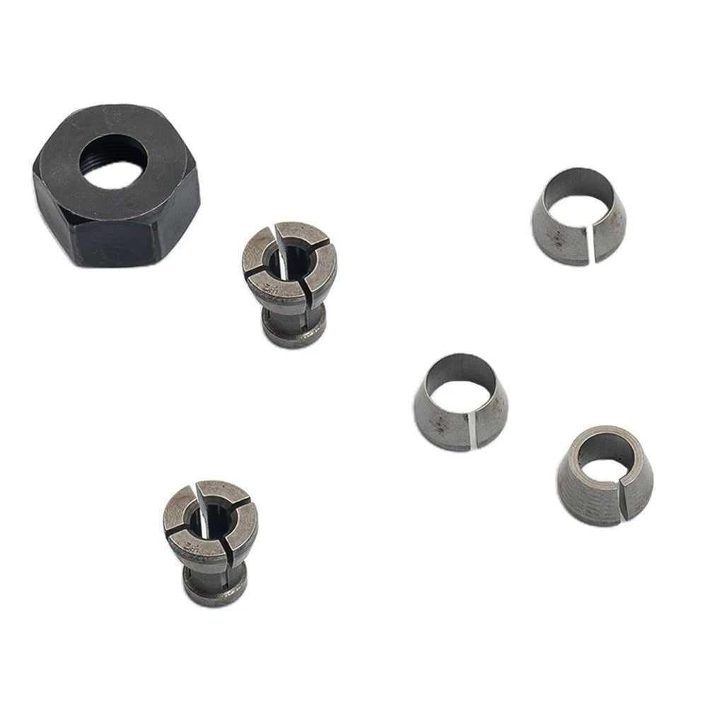 Trimmer Collets Set of 3 for Engraving Machine (10mm, 6.35mm, 6mm)
