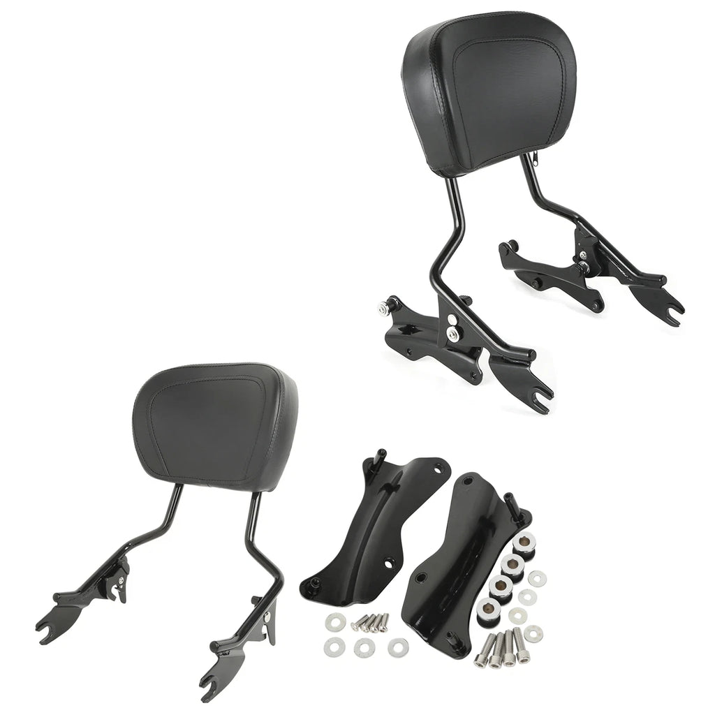 Backrest Sissybar with 4 Point Docking Kit for Harley Touring Electra Glide (2014–2023)