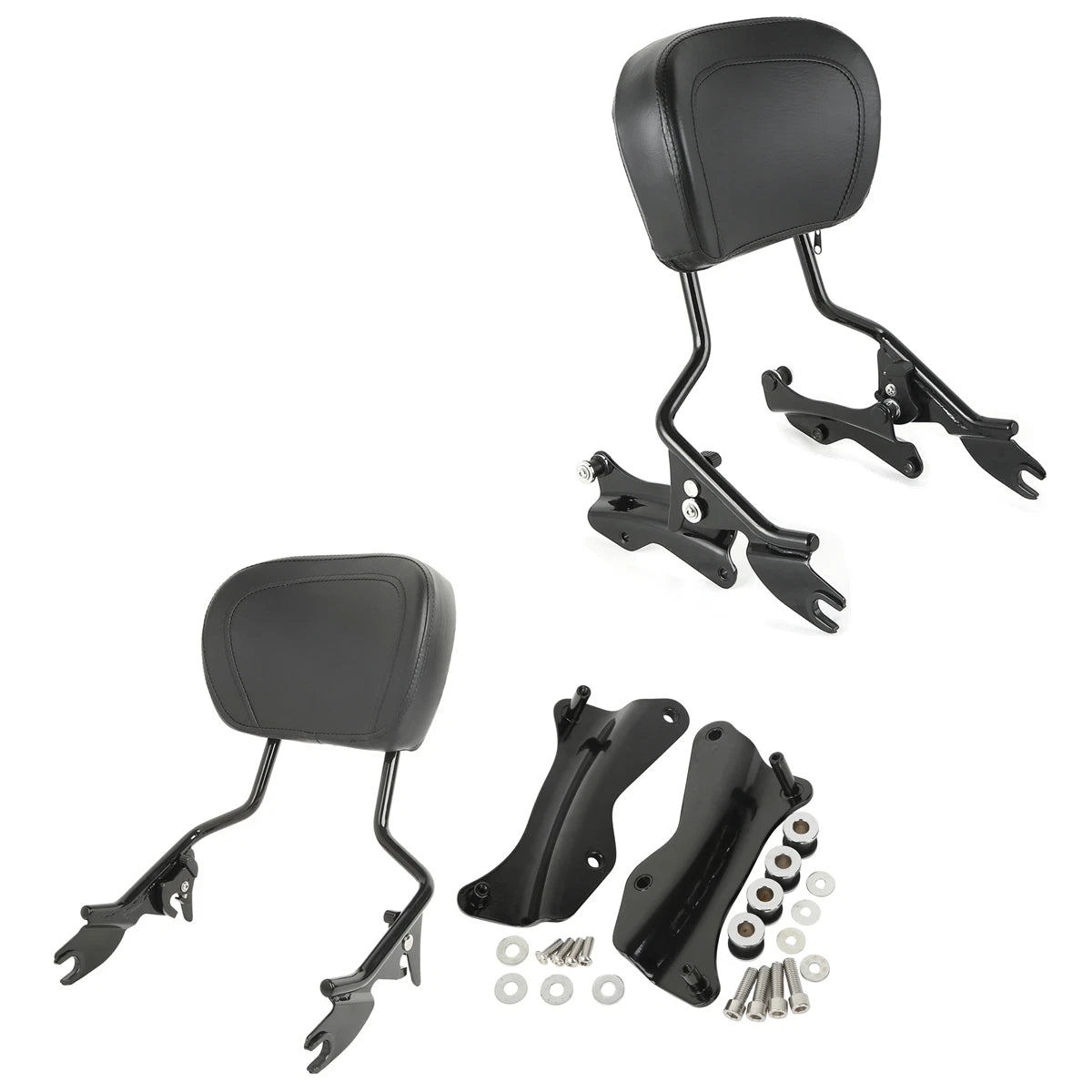 Backrest Sissybar with 4 Point Docking Kit for Harley Touring Electra Glide (2014–2023)