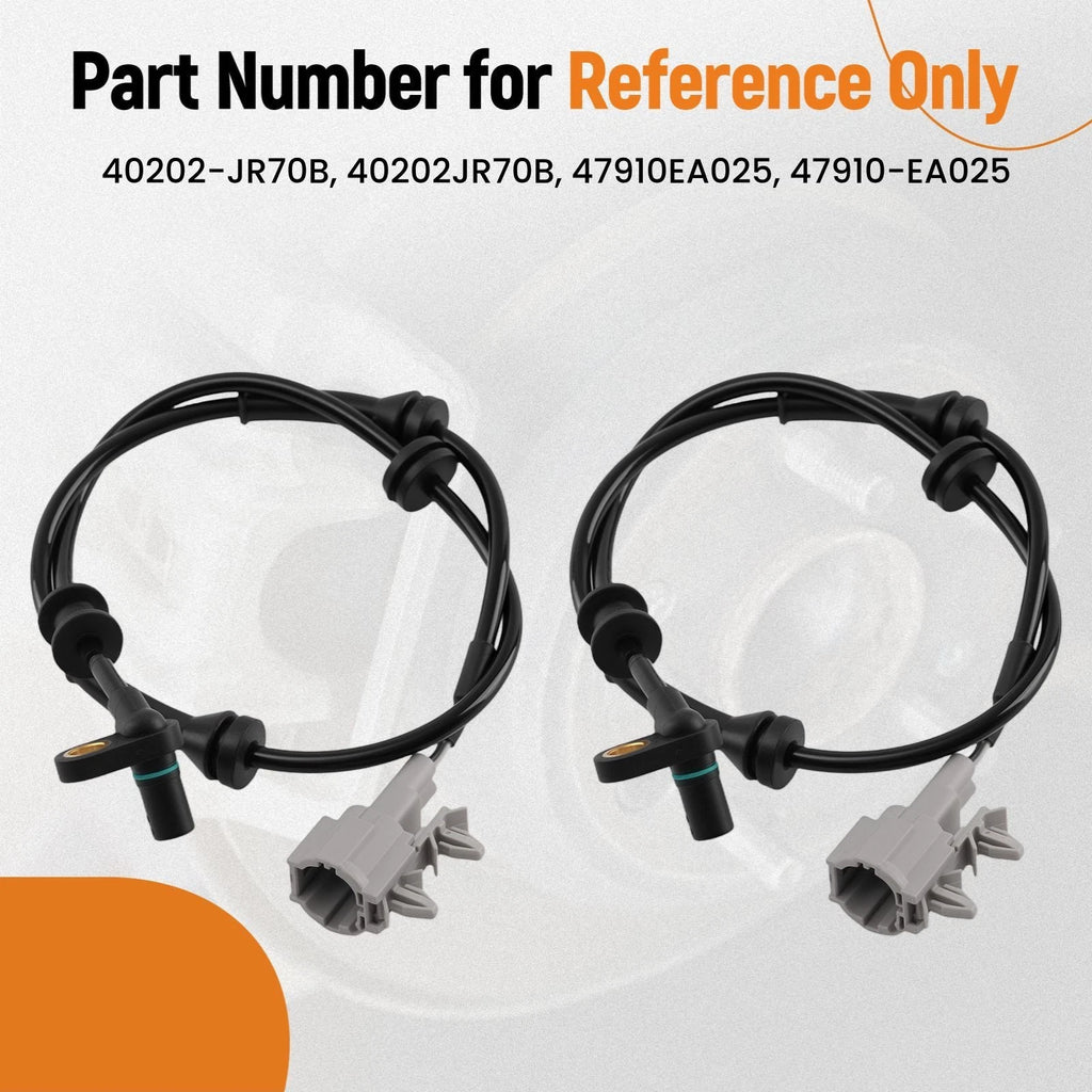 2X ABS Wheel Speed Sensor for Nissan Equator Pathfinder Xterra (2005–2012)
