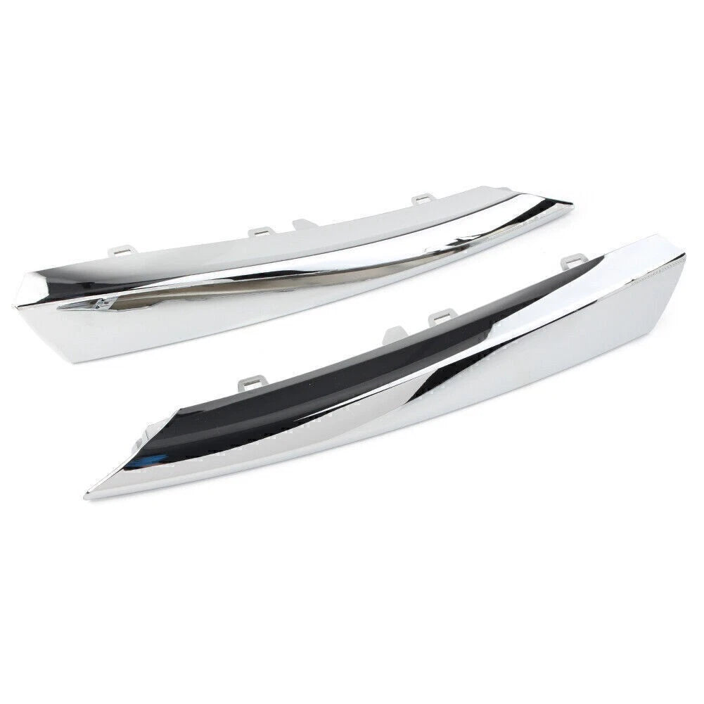 2X Front Side Grille Molding Trim Chrome for Jaguar XF (2012–2015)