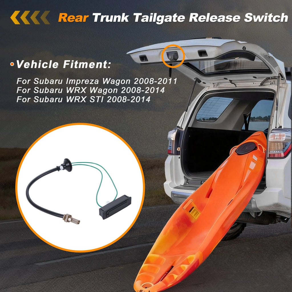 Tailgate Trunk Release Switch Replacement for Subaru Impreza Wagon (2008–2011)