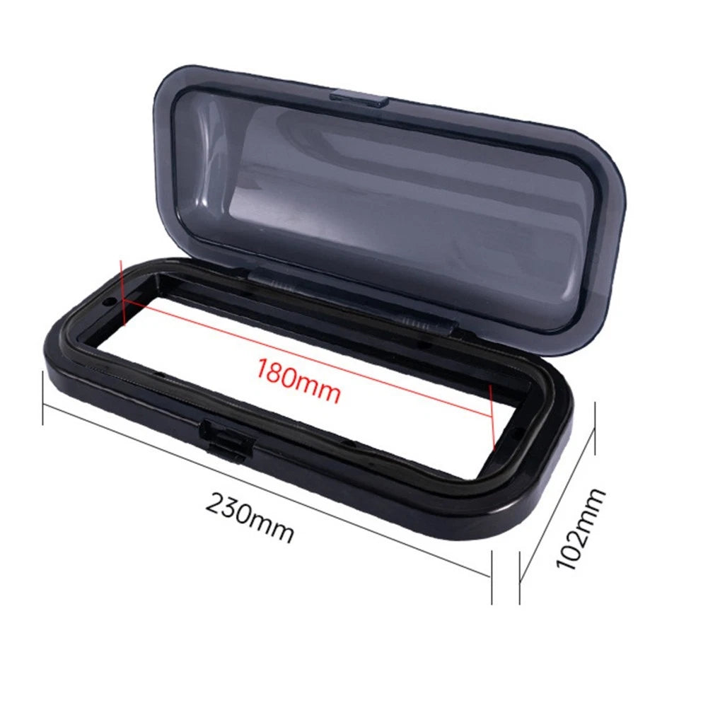 180mm Marine Radio Protector Cover with Spring Loaded Flipup Door