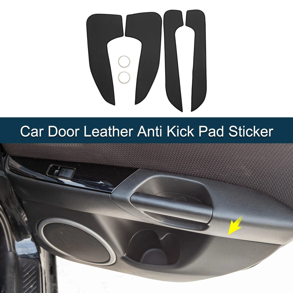 Car Door Anti Kick Pad Leather Protector for BMW 5 Series (2007–2009)