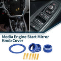 Engine Start Mirror Switch Knob Cover Kit for Subaru WRX (2022–2023)