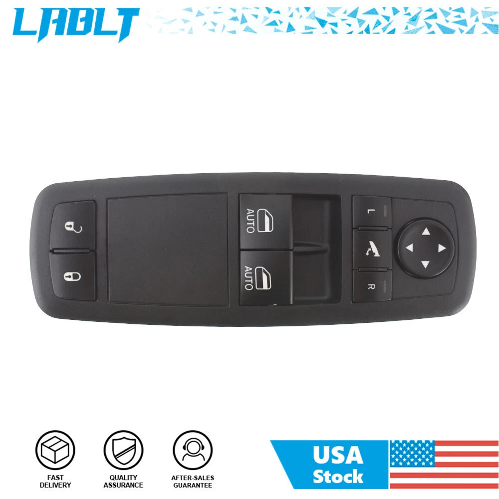 Front Left Master Power Window Switch for Dodge Ram 1500 (2011–2012) 8 Gang