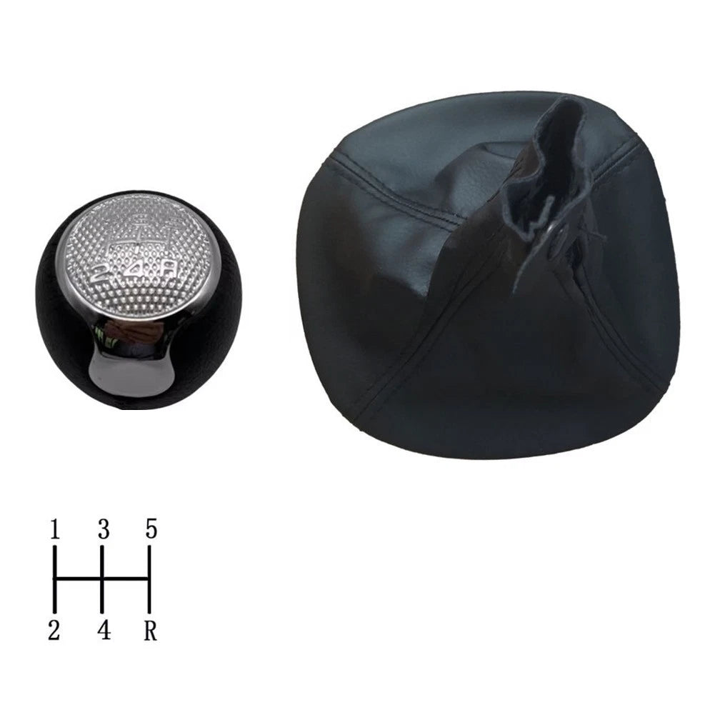 PU Leather and Plastic Gear Shift Lever Knob for Alfa Romeo For MiTo 2008-2018