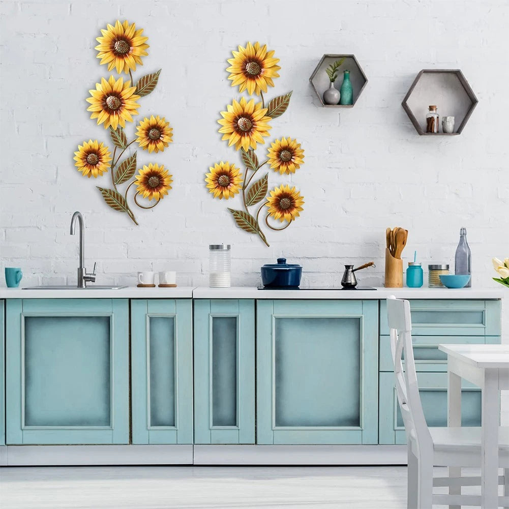 Sunflower Wall Decoration for Home Decor (Retro Design)