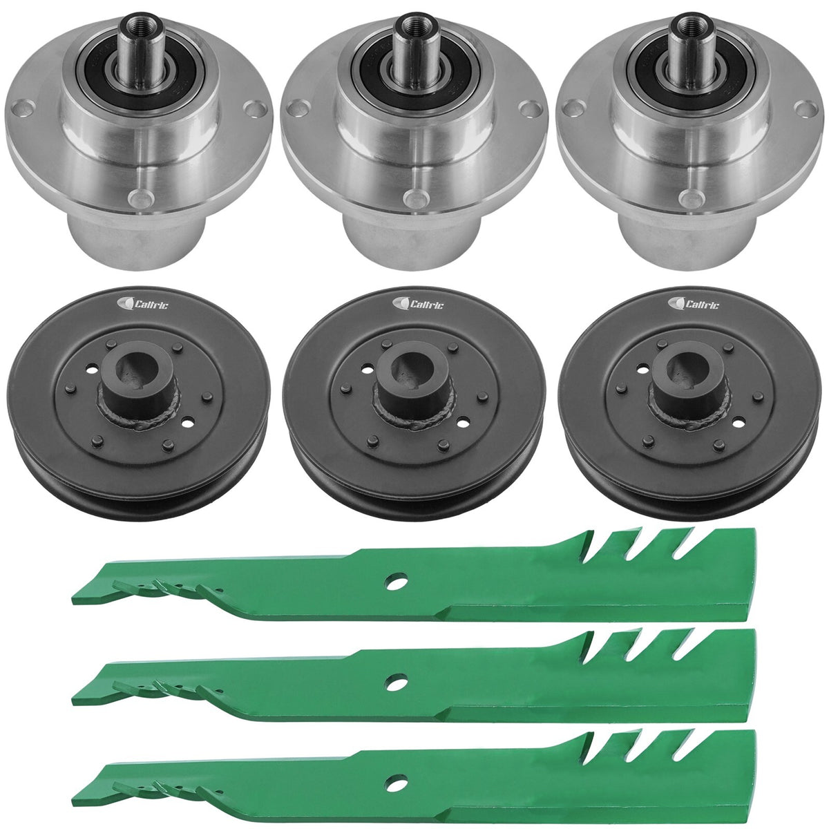 Deck Spindle with Pulley Blade Replacement for Bad Boy MZ Magnum 54 (2015–2024)