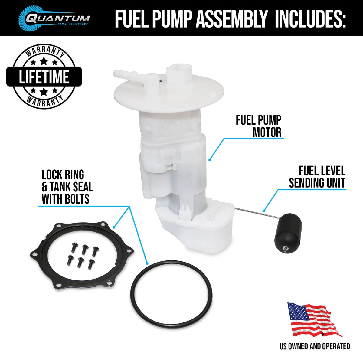 Fuel Pump Module Assembly for Kawasaki Brute Force 750 (2008–2023) 49040-0717