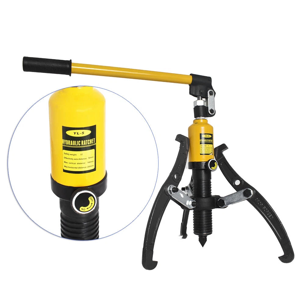 Hydraulic Gear Puller Pump 5T with 3 Jaws for Drawing Machine