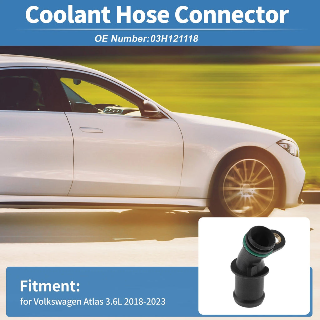 Engine Coolant Hose Connector Replacement for Volkswagen Atlas 3.6L (2018-2023)