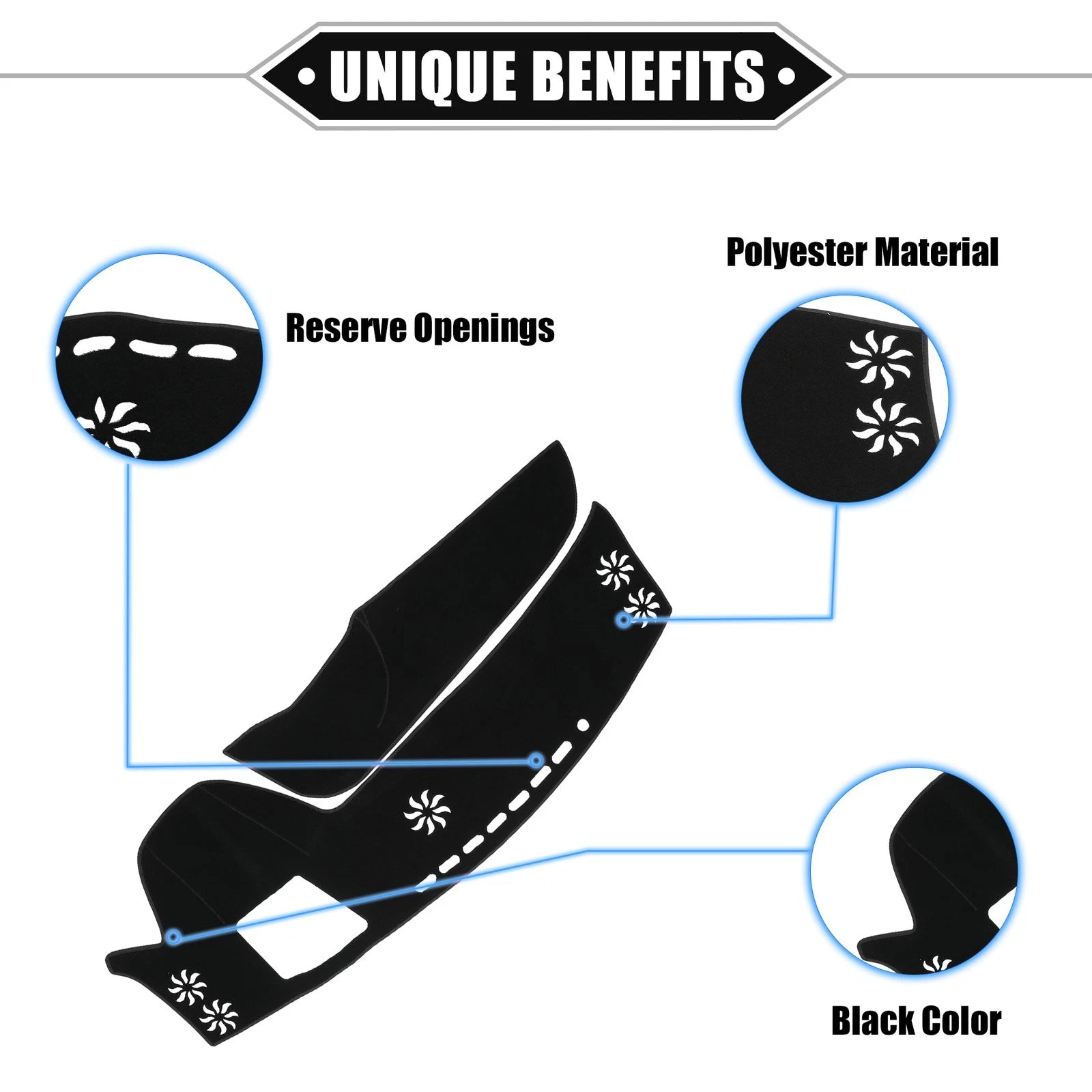 Dashboard Dash Cover Mat Protector Replacement for Lexus RX (2016–2022)