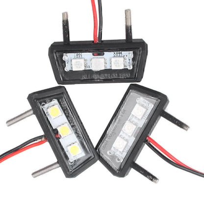 LED License Plate Tag Light Interior Step Lamp for Yamaha Suzuki Kawasaki Honda