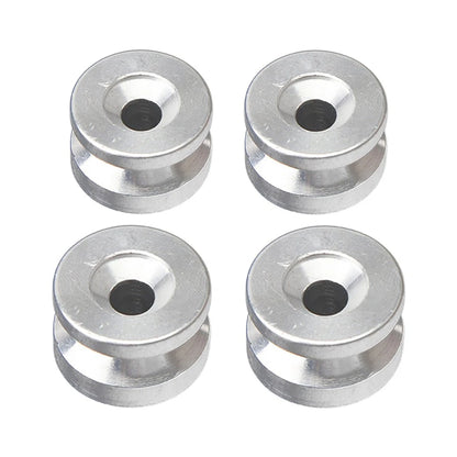Motorcycle Trunk Base Plate Tail Box Pad Bracket Bushing Pad Spacer Silver