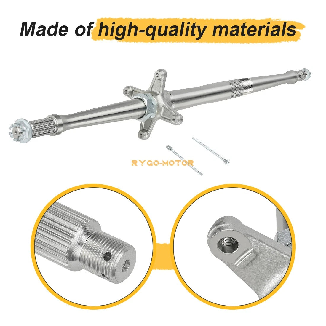 Rear Axle Shaft for Suzuki Quadsport Z400 (2003–2008) Kawasaki KFX400 (2003–2006)