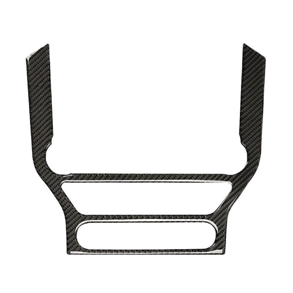 Carbon Fiber Multimedia Console Trim Panel for Ford Mustang (2015–2019)