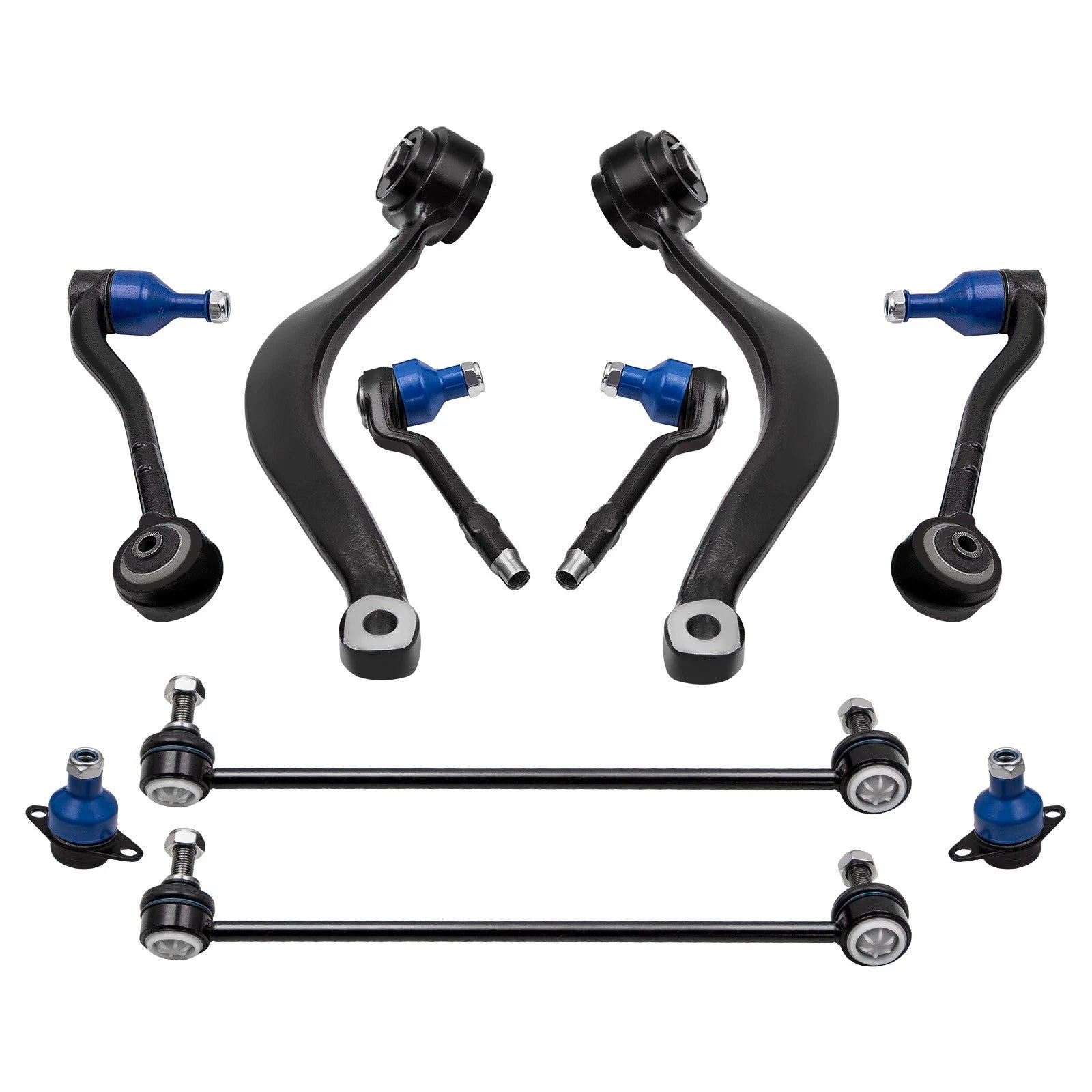 Front Control Arm, Outer Tie Rods, Sway Bar Link for BMW X5 E53 (2000–2006)