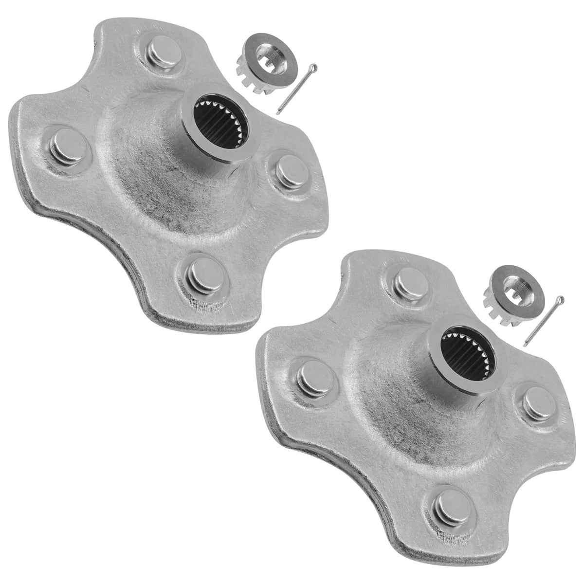 Rear Axle Wheel Hub with Nut Replacement for Honda TRX420 (2007–2013)