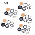 Set of 5 Carburetor Rebuild Kits for Tillotson RK-88HL (2-Cycle Chainsaw)