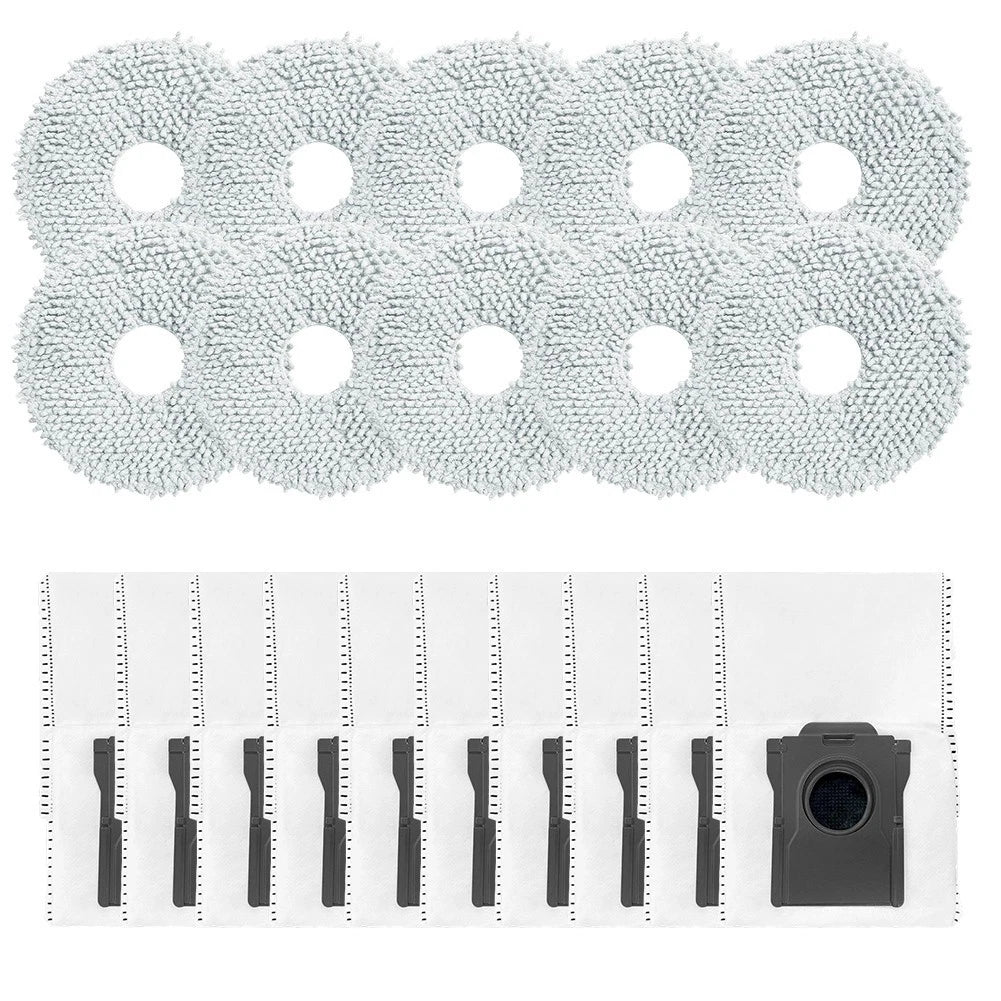 10-Piece Replacement Accessory Kit for Mova E40 Ultra Robot Vacuum Cleaner