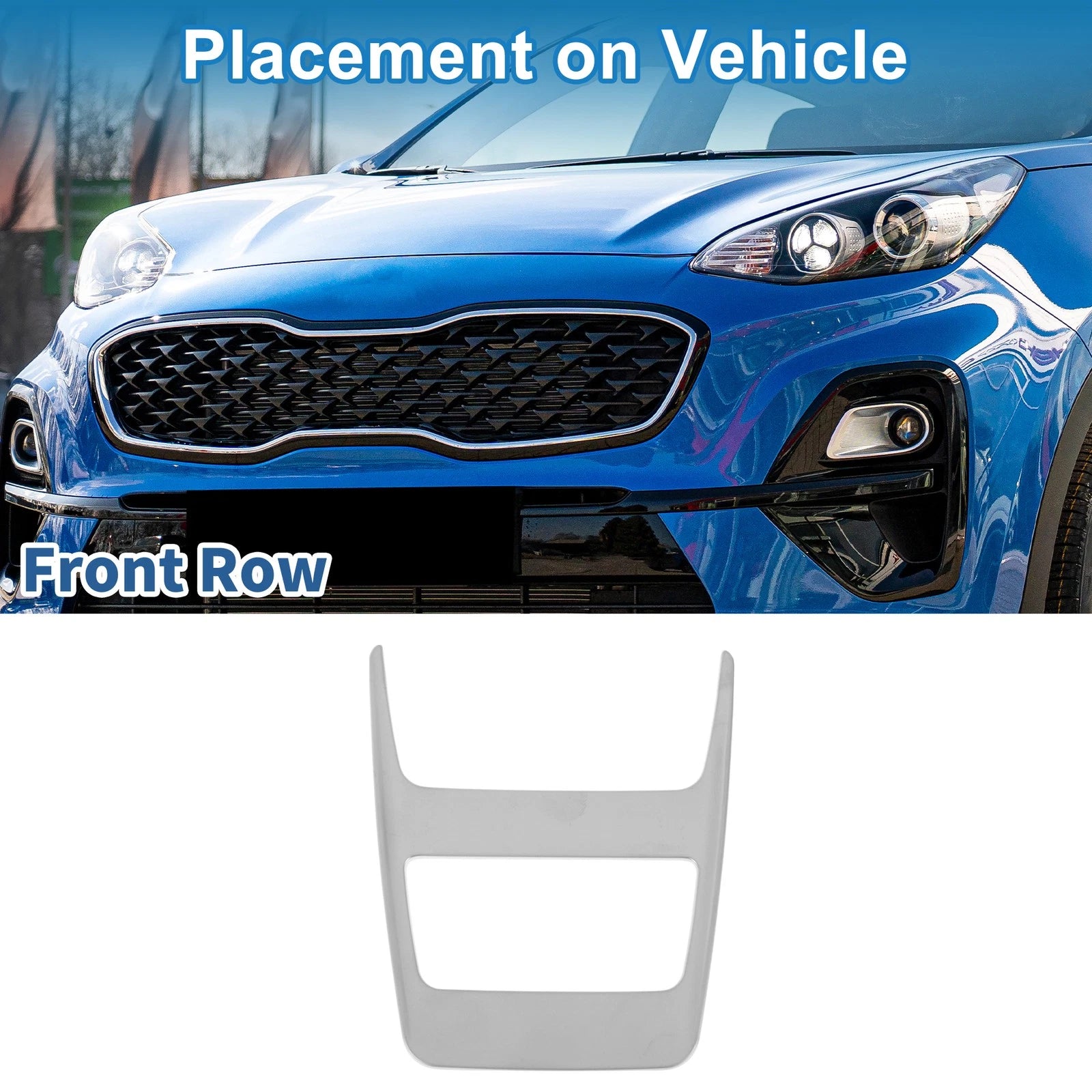 Front Row Light Trim Bezel Replacement for Toyota Harrier 2020–2022