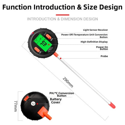 Soil Tester for pH, Humidity, Light, and Air Quality (2010–2023)