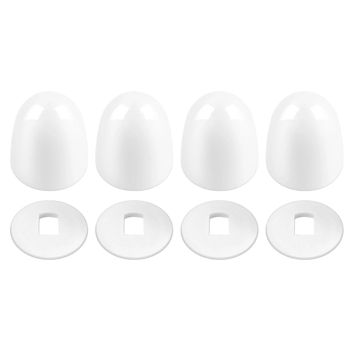 Toilet Bolt Caps for Universal Fit (No Cut Needed)