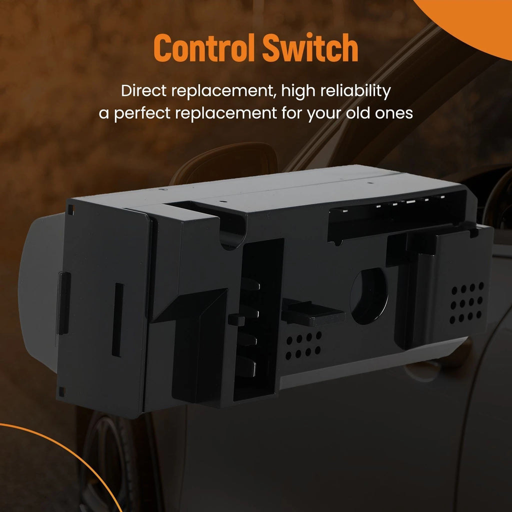 Front Left Master Window Switch for Chevy S-10/C3500 (1995–2005) 19244658 Black
