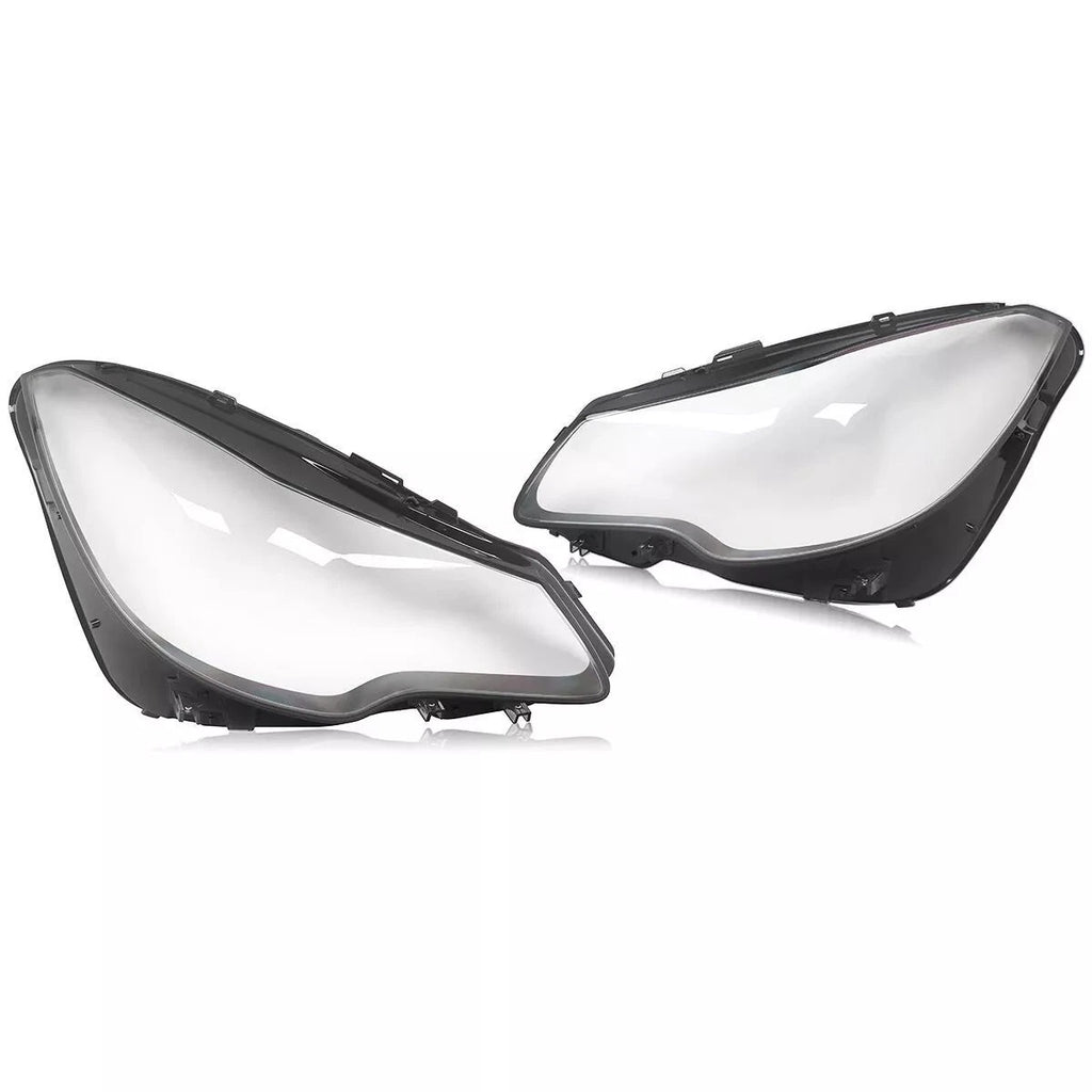 2X Headlight Lens Cover for Mercedes Benz W207 C207 E-Class (2014–2016)