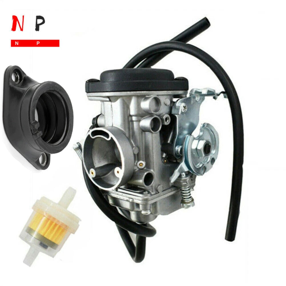 Carburetor with Intake Manifold Boot for Suzuki DR200S DR200SE (1996–2009)