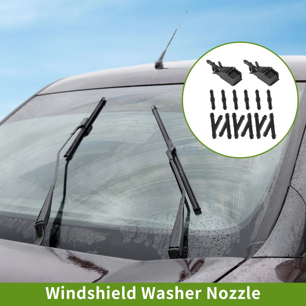 Windshield Washer Nozzle with Hose Connector for Volkswagen Amarok (2011–2022)