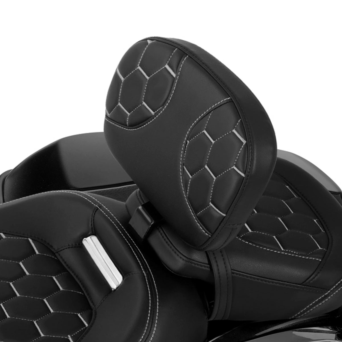 Driver Backrest Pad for Harley Touring CVO Road Street Glide (2009–2023)