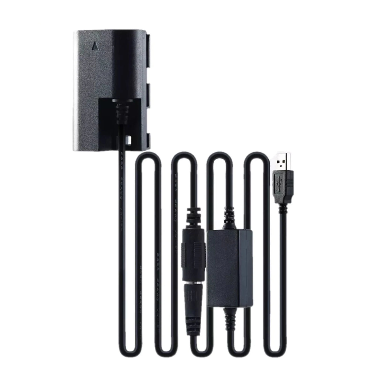 DC Coupler DR-E6 for Canon 90D 7D2 5D4 with USB Power Cable (1Pcs)