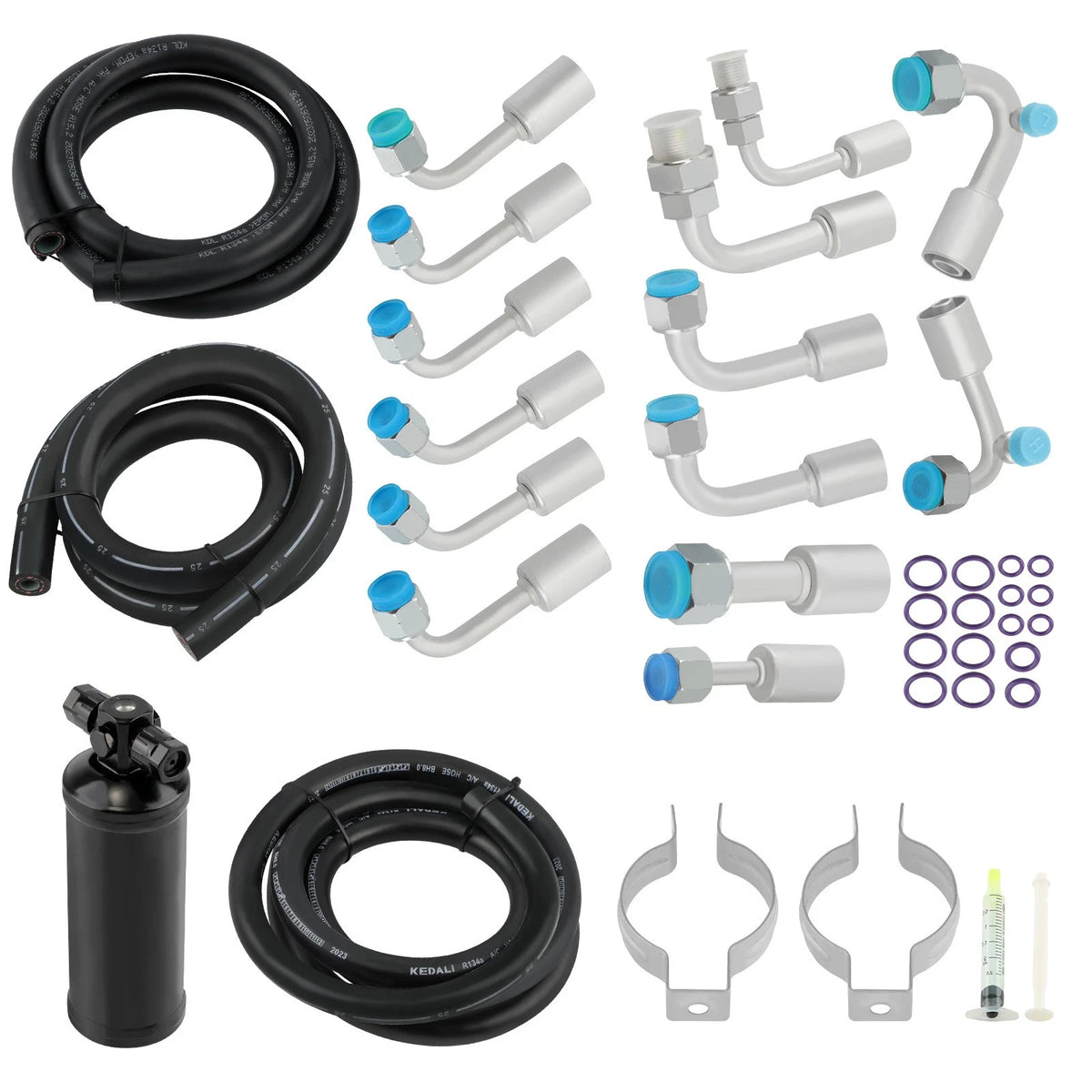 A/C Hose Kit with Fittings for Universal Vehicles (134a)