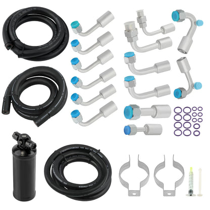A/C Hose Kit with Fittings for Universal Vehicles (134a)