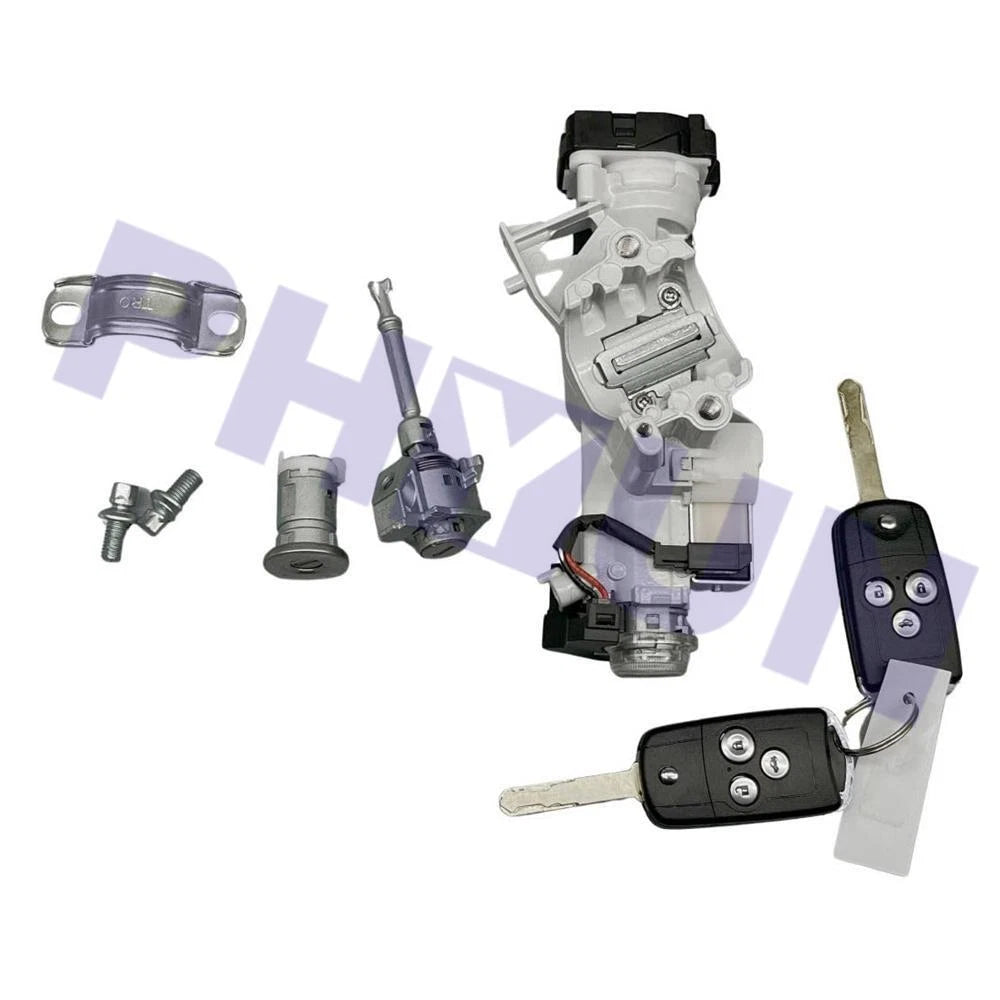 Ignition Switch Door Lock Cylinder Keys Set for Honda Civic (2012–2014)