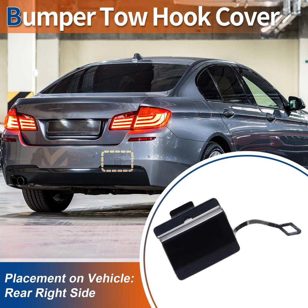 Rear Tow Hook Cover Replacement for BMW 5 Series F10 (2010–2016)