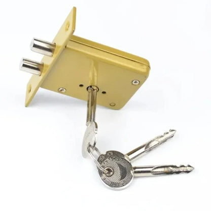 Heavy Duty Security Door Lock for Doors (Copper Iron CrossKey)