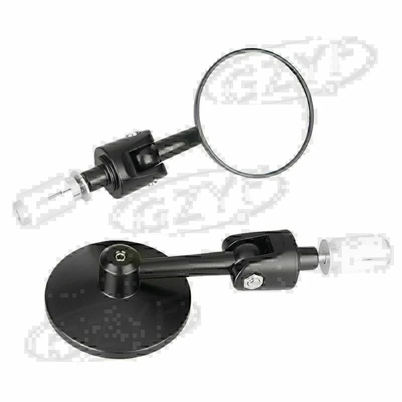Universal 7/8'' Round Rear View Handlebar Mirrors for Honda Suzuki Kawasaki