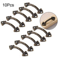 10pcs Antique Bronze Drawer Knob Pulls for Jewelry Box/Cabinet Hardware