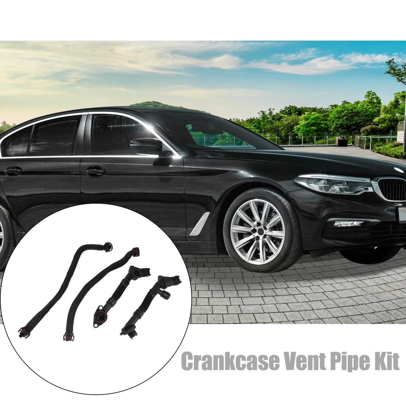 Crankcase Vent Pipe Kit for BMW X5 X6 3.0L (2007–2013)