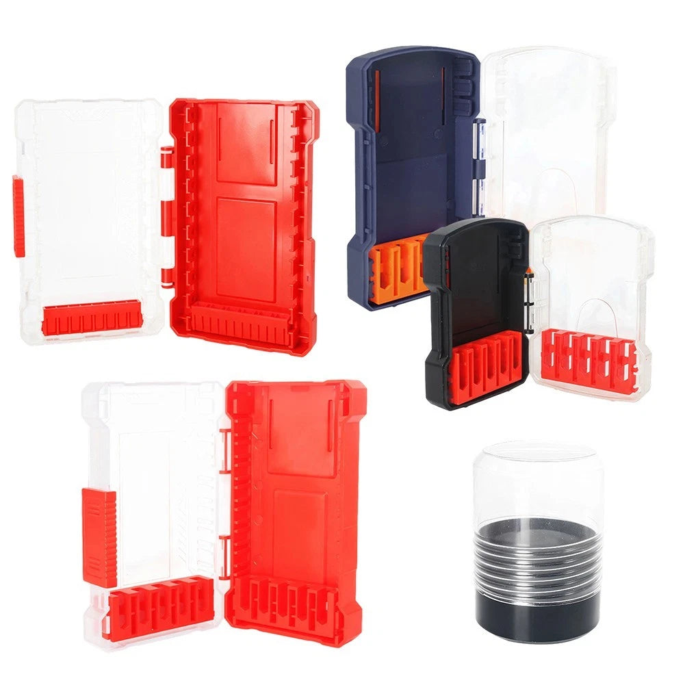 Storage Box Organizer for Hex Shank Drill Bit Accessories Holds 10 Bits